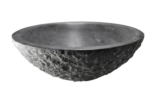 Hammertone Blauwsteen Opzetwastafel Wiesbaden Rond 42x14 cm