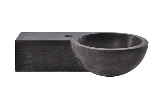Blauwsteen Ronde Fontein Wiesbaden Links 40X23X10 Cm