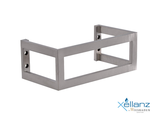 Support de montage carré Wiesbaden en acier inoxydable 40X22X15 cm