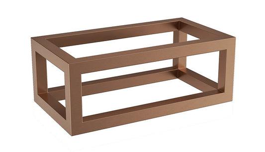 Nick Frame voor Fontein Wiesbaden 39,5x15x21,5 cm Geborsteld Brons Koper