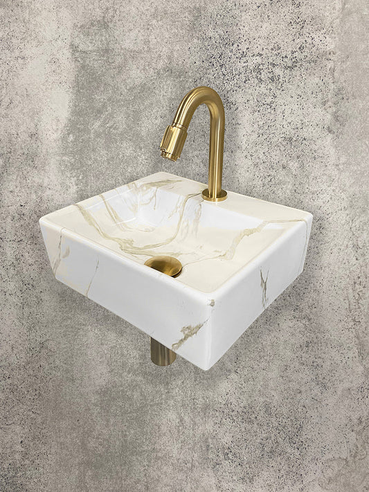 Leto Fonteinset Wiesbaden 33,5X29X11,5 Cm in Carrara