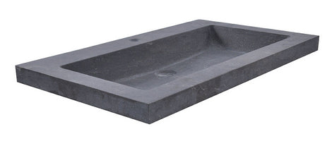Wiesbaden Hardsteen Wastafel 60x46x5 cm met 1 Kraangat