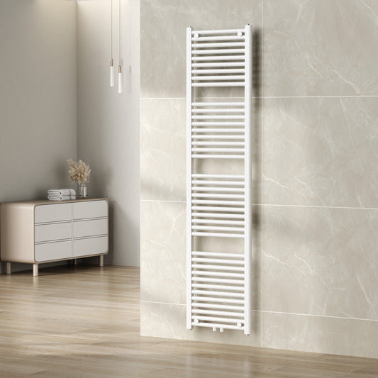 Elara 181,7x45 cm Radiator Wiesbaden Midden-Onderaansluiting Wit (830 Watt)