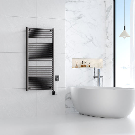 Elara Elektrische Radiator Wiesbaden 118,5X60 cm Smart Wifi Gunmetal