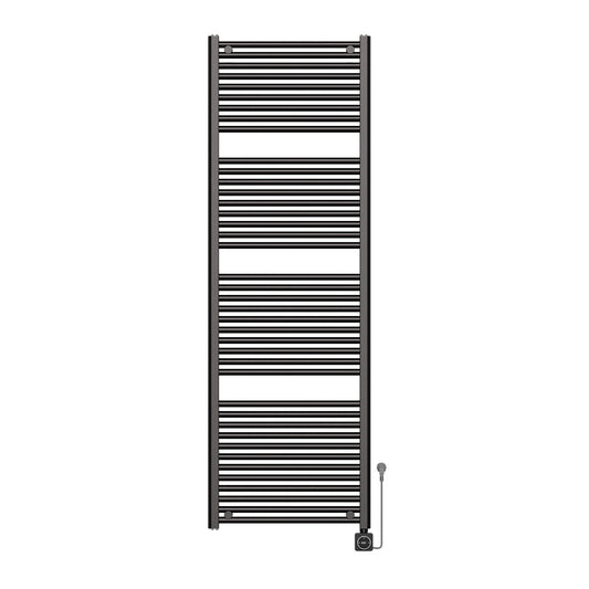 Elara Elektrische Radiator Wiesbaden 181,7X60 Cm met Smart Wifi in Gunmetal