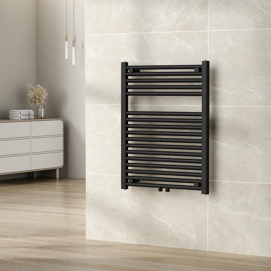 Elara Elektrische Radiator Wiesbaden 76,6x60 cm Mat Zwart