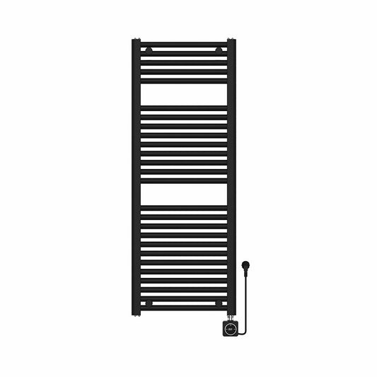 Elara Elektrische Radiator Wiesbaden 118,5X45 Cm met Smart Wifi in matzwart
