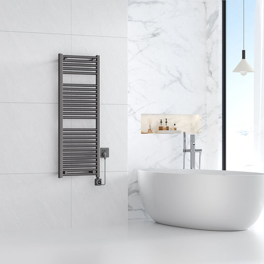 Wiesbaden Elara elektrische radiator 118,5x45 cm, Smart Wifi, in brons