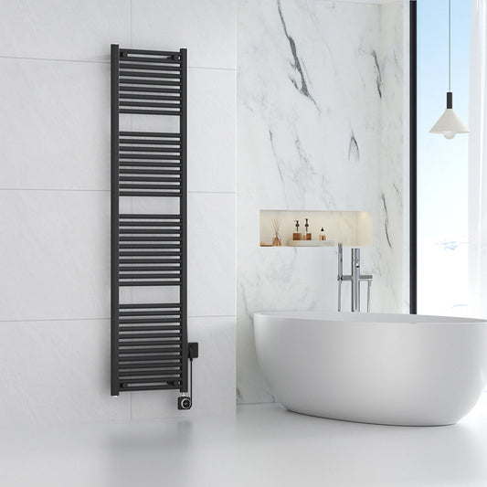 Elara 181,7x45 cm Smart Wi-Fi Elektrische Radiator Wiesbaden Mat Zwart