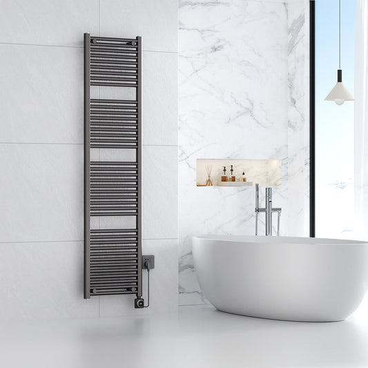 Elara 181,7x45 cm Smart Wi-Fi Elektrische Radiator Wiesbaden Gunmetal