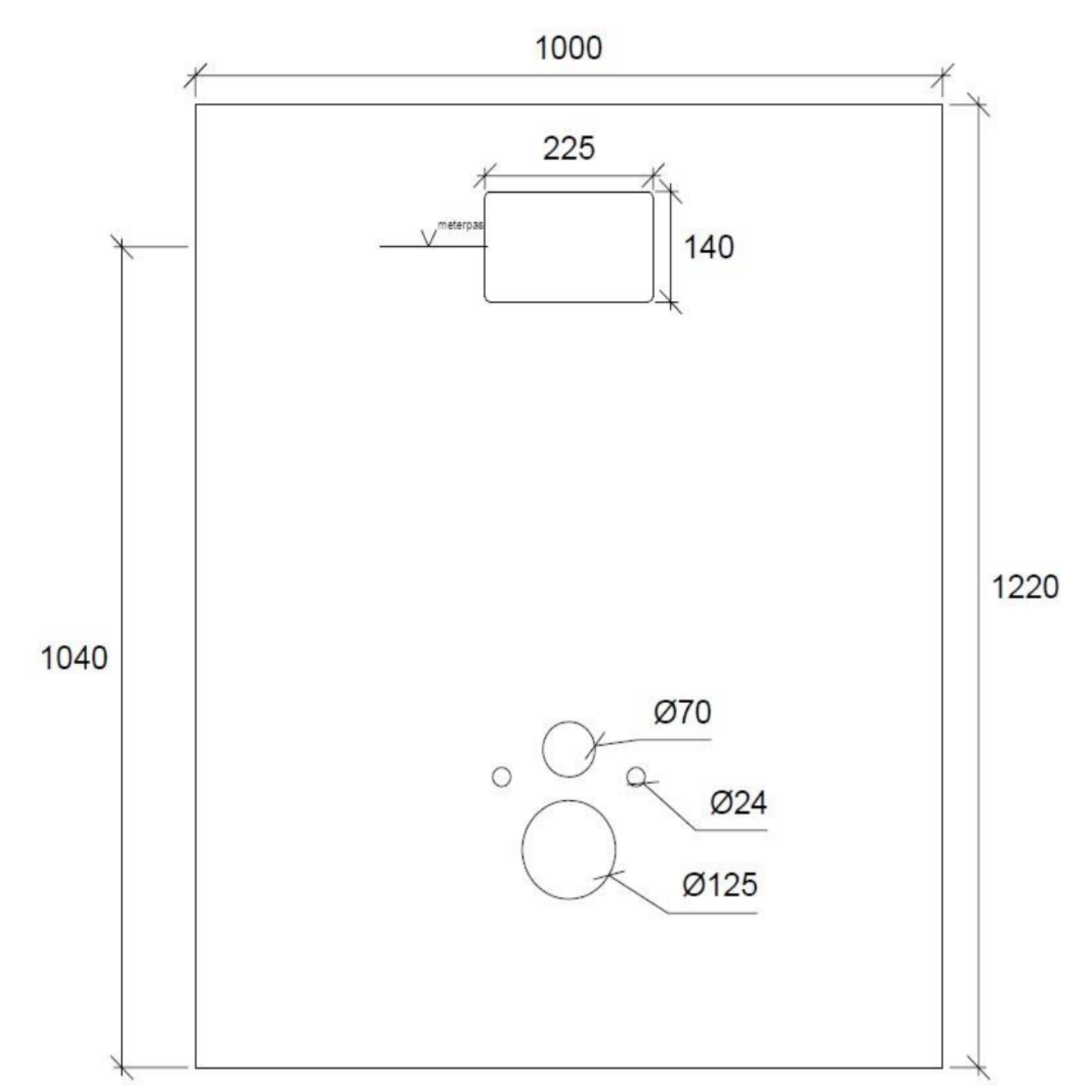 Aloni waterwerende plaat voor hangtoilet – MDF – voorgemonteerd – geschikt voor Geberit inbouwreservoirs