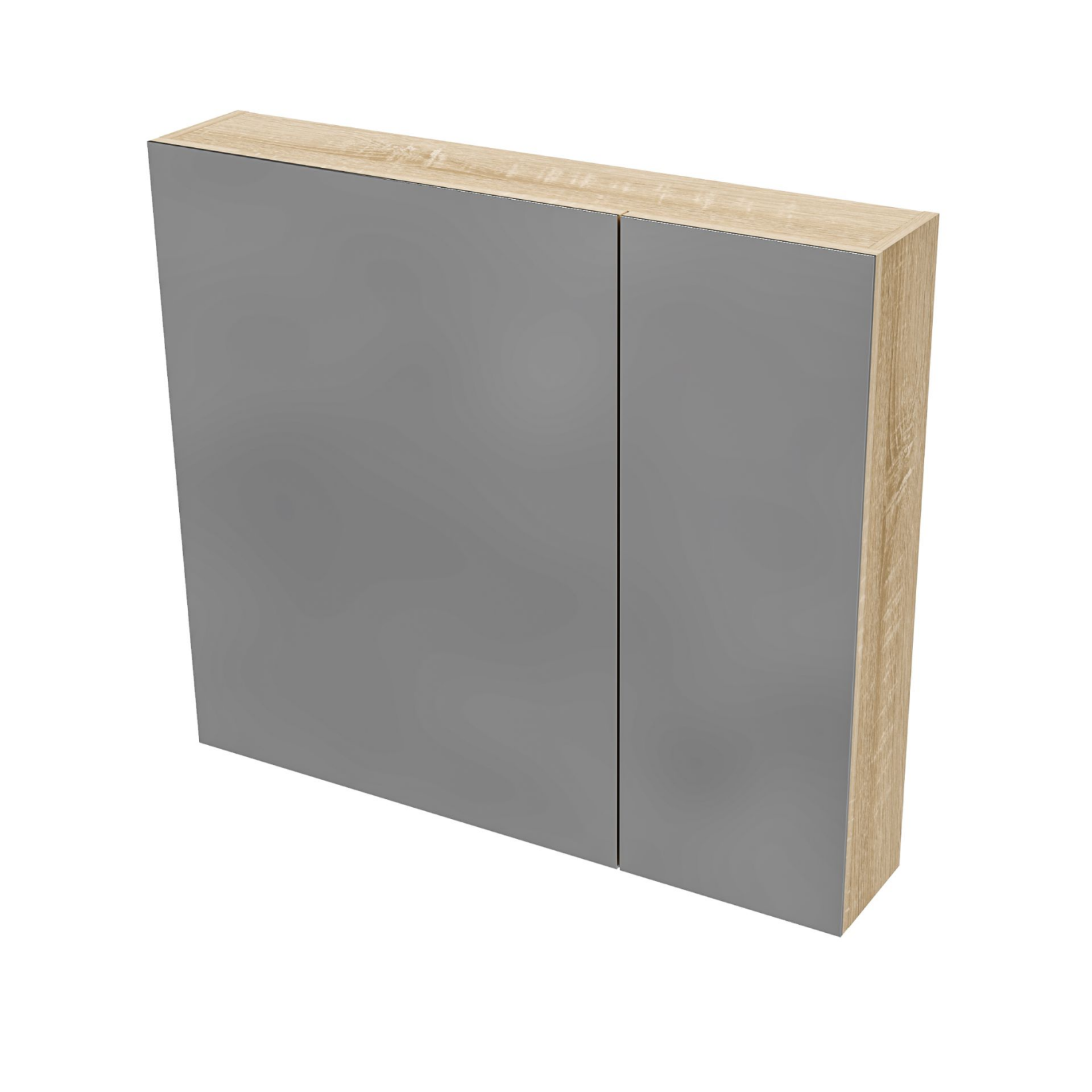 HAYAT spiegelkast – 2 asymmetrische enkelzijdige spiegeldeuren