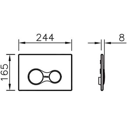 Vitra Sirius Bedieningspaneel