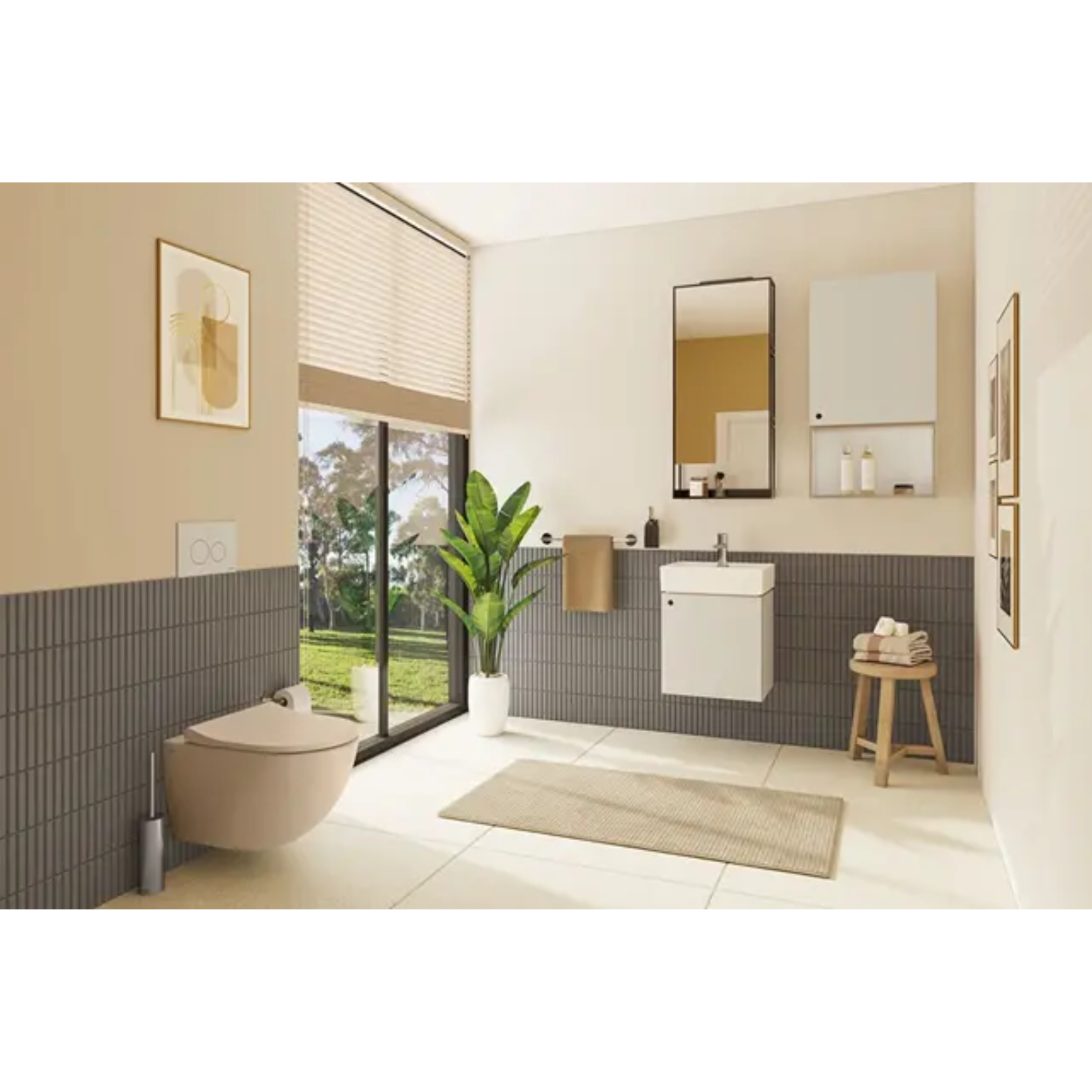 VitrA Sento Hangtoilet met Bidet