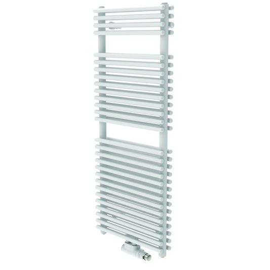 BELRAD Badkamer Radiator Double Wit – Middenaansluiting