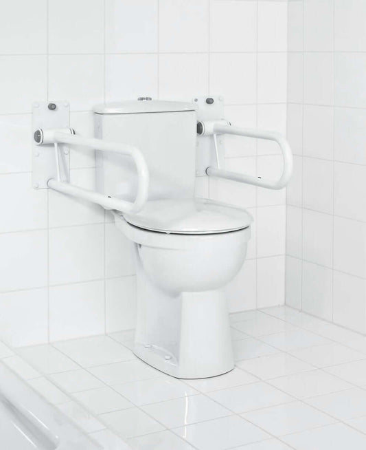 A0130201 Opklapbare Beugel Wit Lang