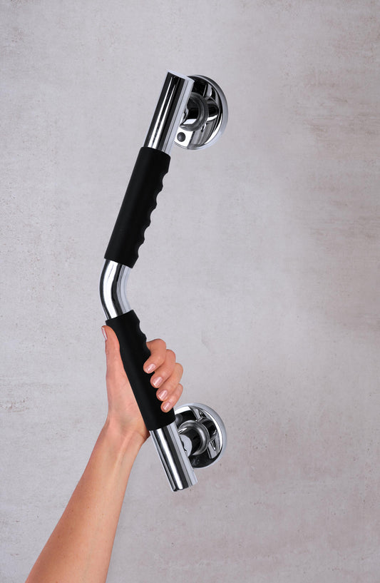 Ridder Ken 43 cm Hoekbadgreep met Softgrip Wiesbaden Chroom