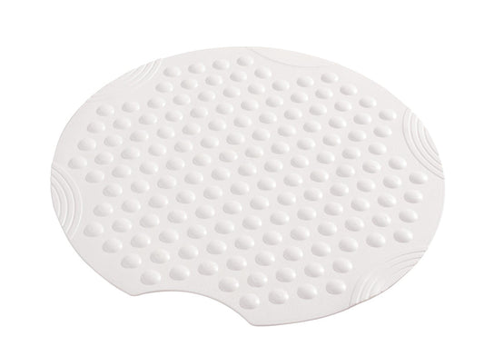 Tecnoplus Antislip Douchemat Wiesbaden Ridder 55 Cm Rond in Wit