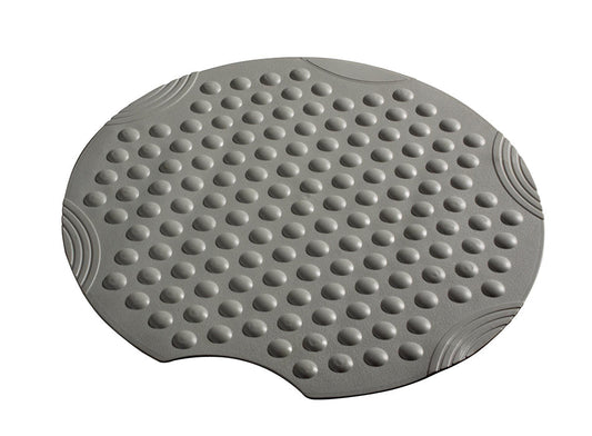 Ridder Tecnoplus 55 cm Antislip Douchemat Wiesbaden Rond Grijs