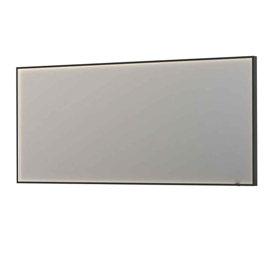 INK SP19 Spiegel rechth. in kader + directe LED Mat zwart 80x180x4 - 8409105