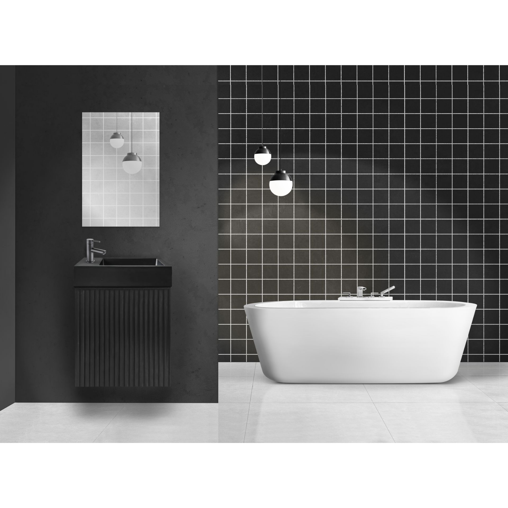 Aloni Mikaro toiletmeubelonderkast – deur rechts