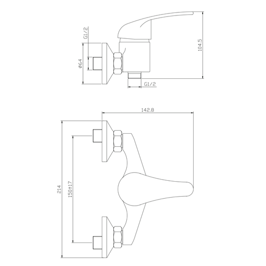 ALONI Pure douchemengkraan