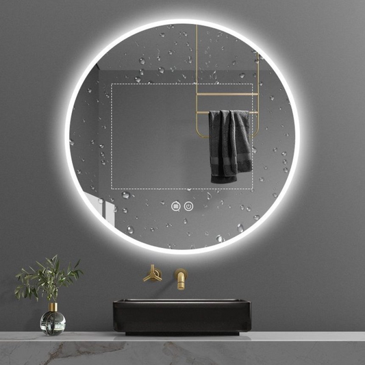 ALONI OMEGA RONDE LED-SPIEGEL MET VERWARMING (Ø60CM)