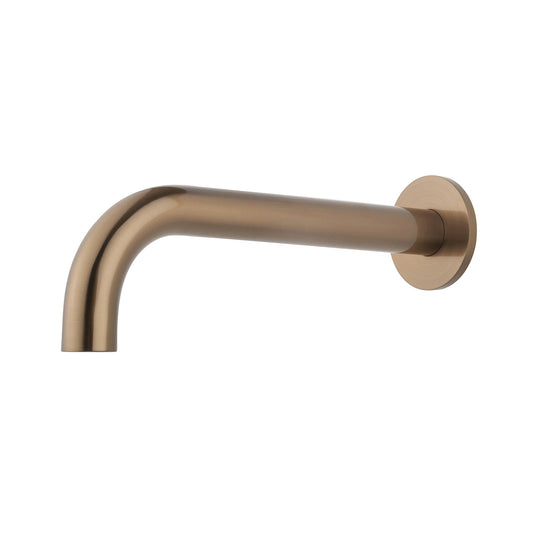 Caral Rond 25 cm 1/2 Geborsteld Brons Koper Inbouw Baduitloop Wiesbaden
