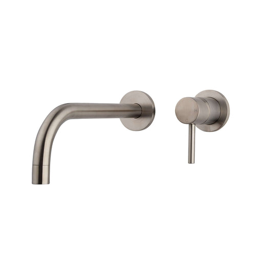 Caral Slim partie de finition mitigeur lavabo monocommande avec coldstart acier brossé PVD