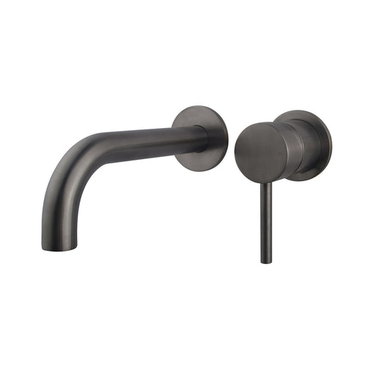 Caral Wastafelkraan Wiesbaden Eengreeps met Koudestart Gunmetal