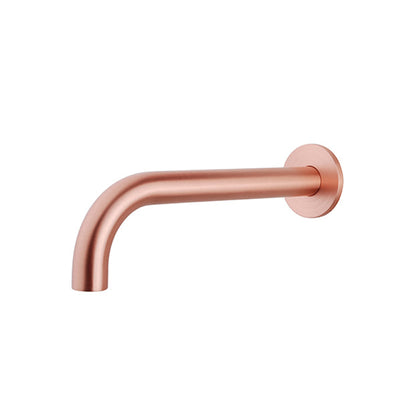 Caral baduitloop rond 25 cm 1/2'' geborsteld koper