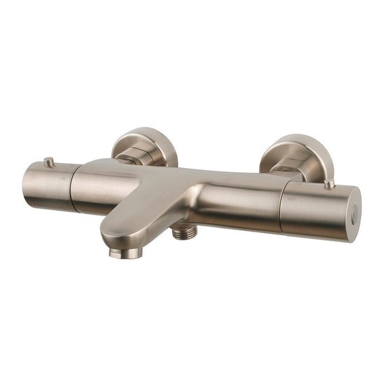 Caral mitigeur thermostatique de baignoire acier brossé PVD