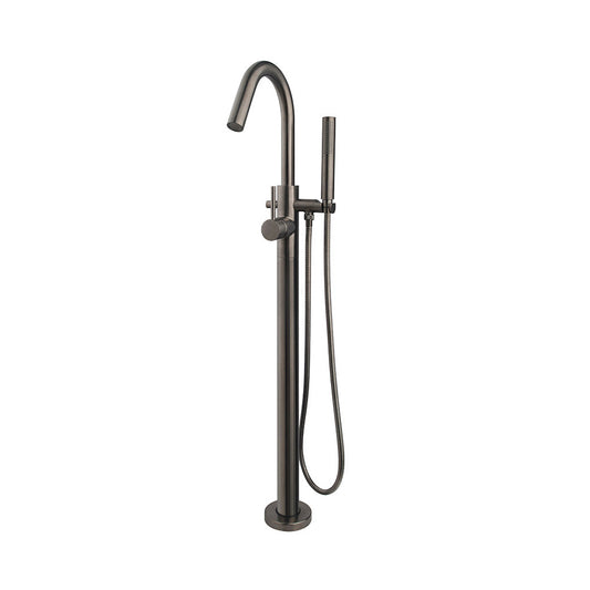 Robinet de baignoire autoportant Caral gunmetal PVD