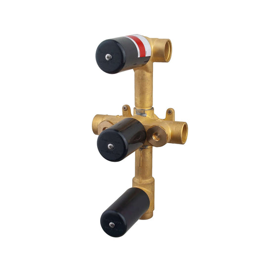 Caral élément encastré thermostat encastré 3 voies