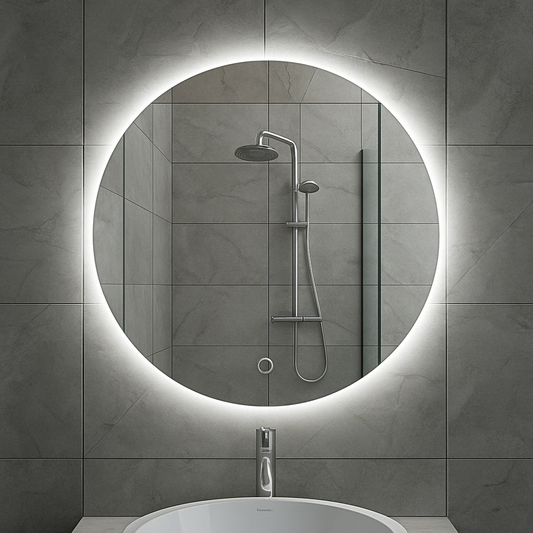 Soul Ronde Spiegel Wiesbaden met LED Verlichting en Verwarming 80 Cm