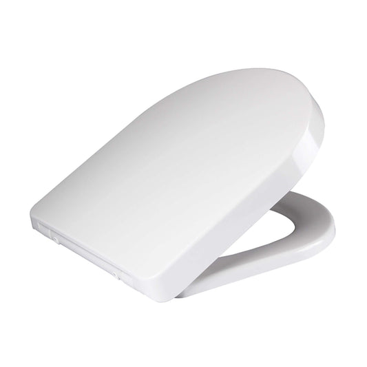 Deeline siège de toilette softclose et libération rapide brillant blanc