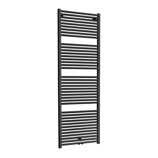 Elara Sierra Radiator Wiesbaden Mat Zwart 1817x600 cm (Midden/Onderaansluiting)