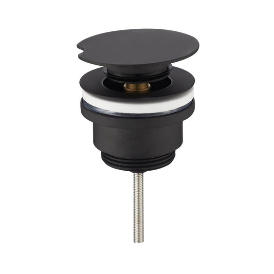 Flowe draaiwaste afvoerplug 5/4" mat zwart