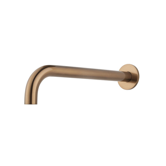 Inbouw Baduitloop Wiesbaden Caral Rond 30 cm 1/2 Geborsteld Brons Koper