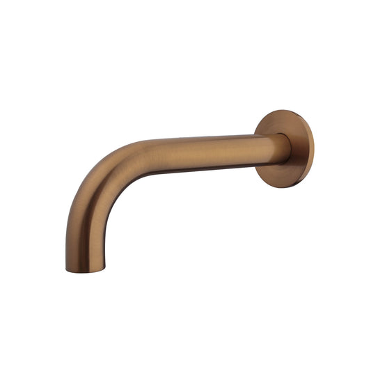 Ingebouwde Ronde Uitloop Wiesbaden 20 cm 1/2" Geborsteld Brons Koper