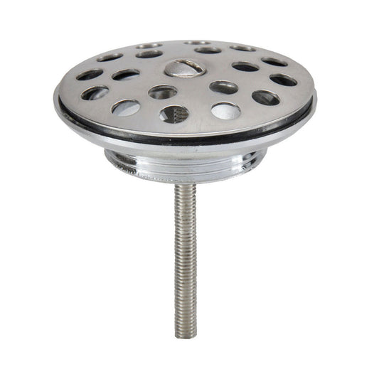 Korv open afvoerplug rooster 5/4" chroom
