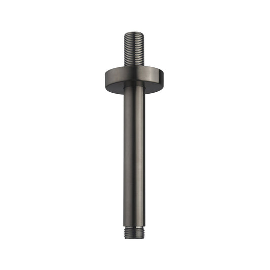 Luxe Ronde Plafondmontage Douchearm Wiesbaden 15 cm Gunmetal