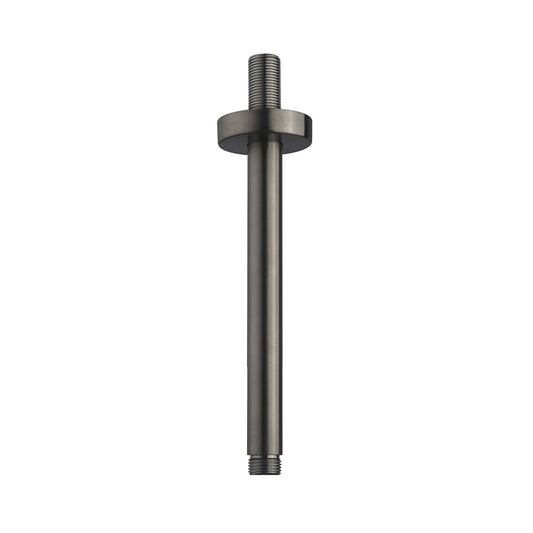 Luxe Ronde Plafondmontage Douchearm Wiesbaden 20 cm Gunmetal