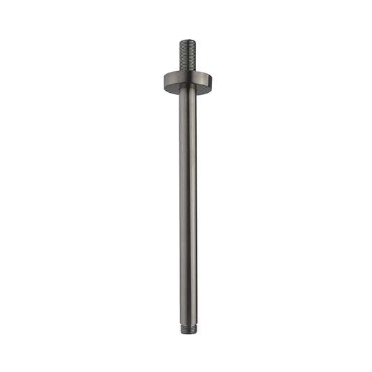 Luxe Ronde Plafondmontage Douchearm Wiesbaden 30 cm Gunmetal
