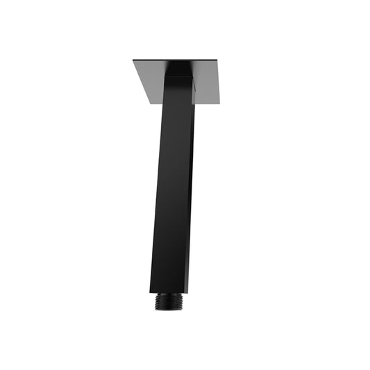 Luxe Vierkante Plafondmontage Douchearm Wiesbaden 30 cm Mat Zwart