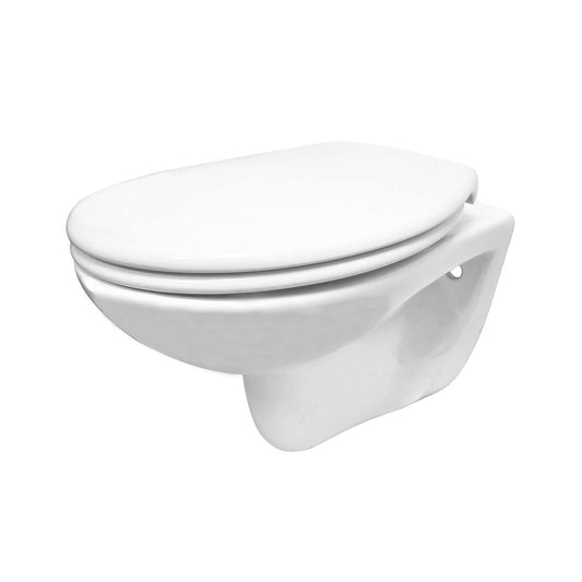 Neptunus 2.0 wandcloset rimless met Ultimo 3.0 toiletzitting softclose en quick release glans wit