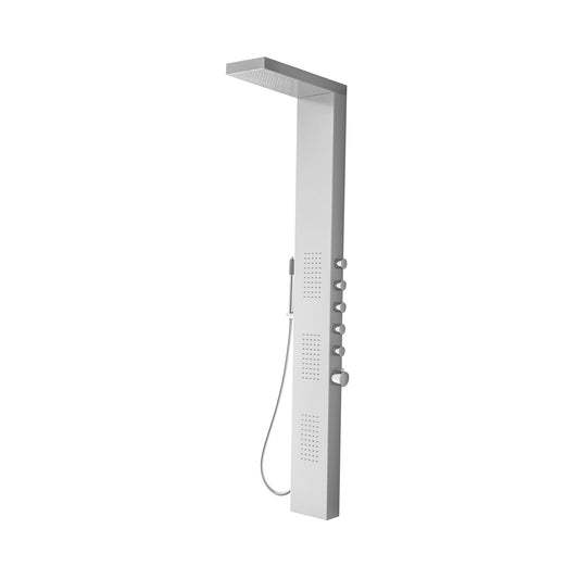 Ohio RVS Douchezuil Wiesbaden met Thermostatische Kraan
