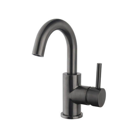 Opbouw Caral wastafelkraan met draaibare uitloop Brons PVD-coating, Wiesbaden