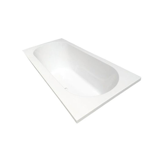 Portus RD inbouw duo ligbad 170x70x43 cm glans wit