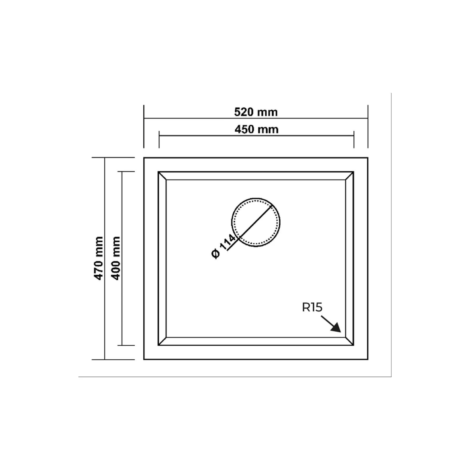Realstone Gordion Spoelbak